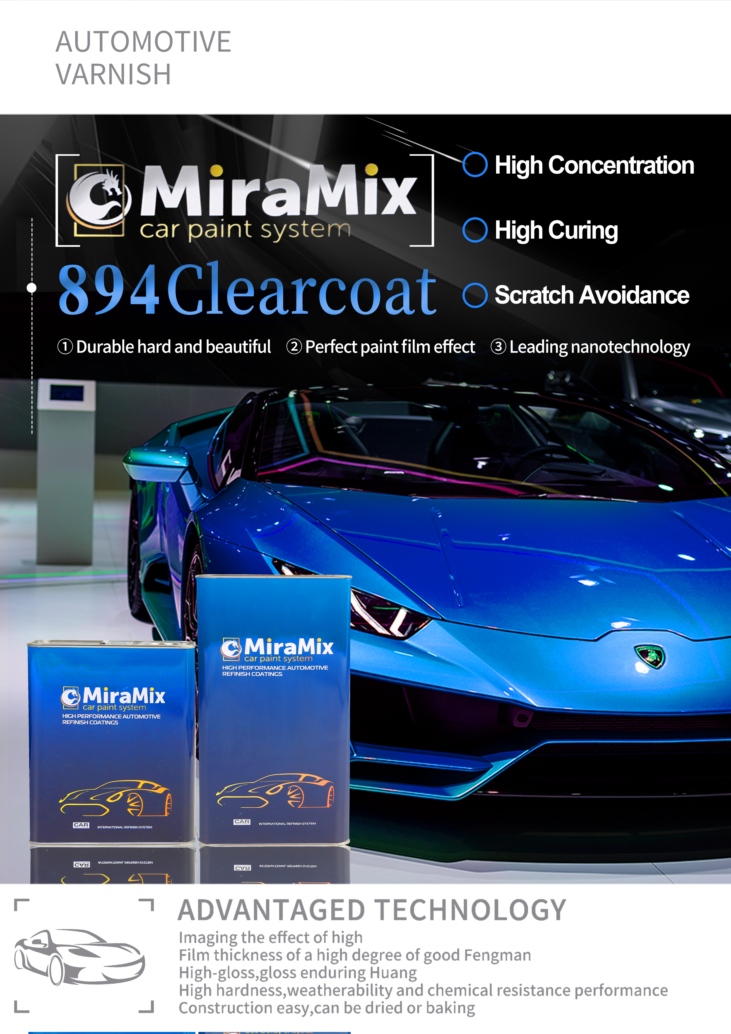 رذاذ معطف شفاف للسيارات