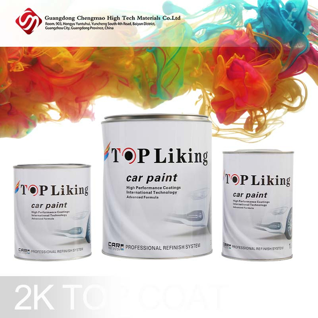 إصلاح سيارة طلاء عالي الجودة 2K 2K Topcoat لطلاء السيارة 