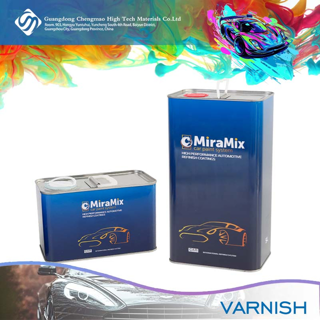طلاء السيارة المخصص من مصنع الصين مع صلابة عالية ميزات ClearCoat 0.5L-5L